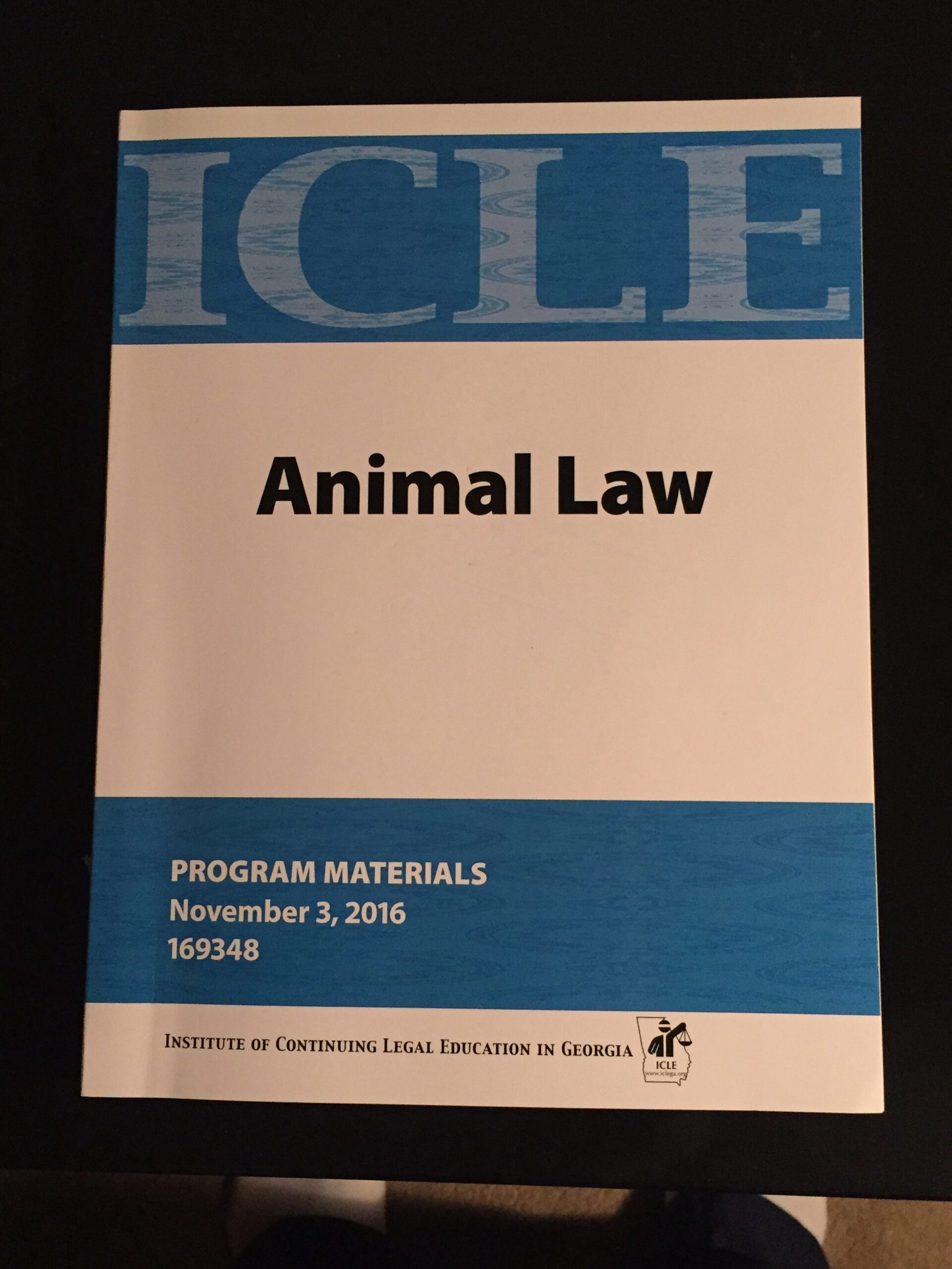 CPT’s Mark Spivak Attends ICLE Seminar on Animal Law