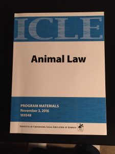 CPT’s Mark Spivak Attends ICLE Seminar on Animal Law