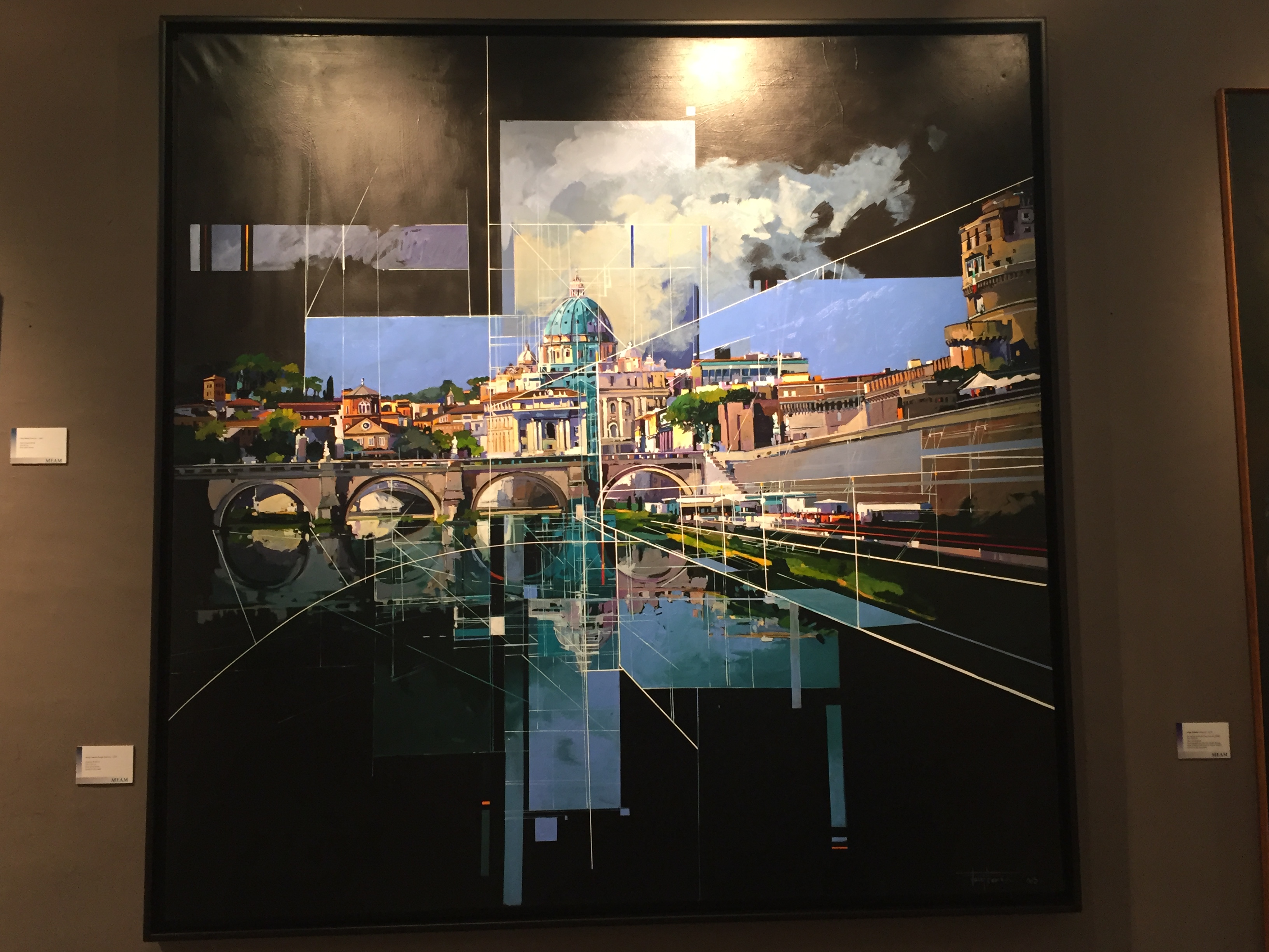 Museu Europeu d’Art Modern- A modernistic view of a traditional European city..