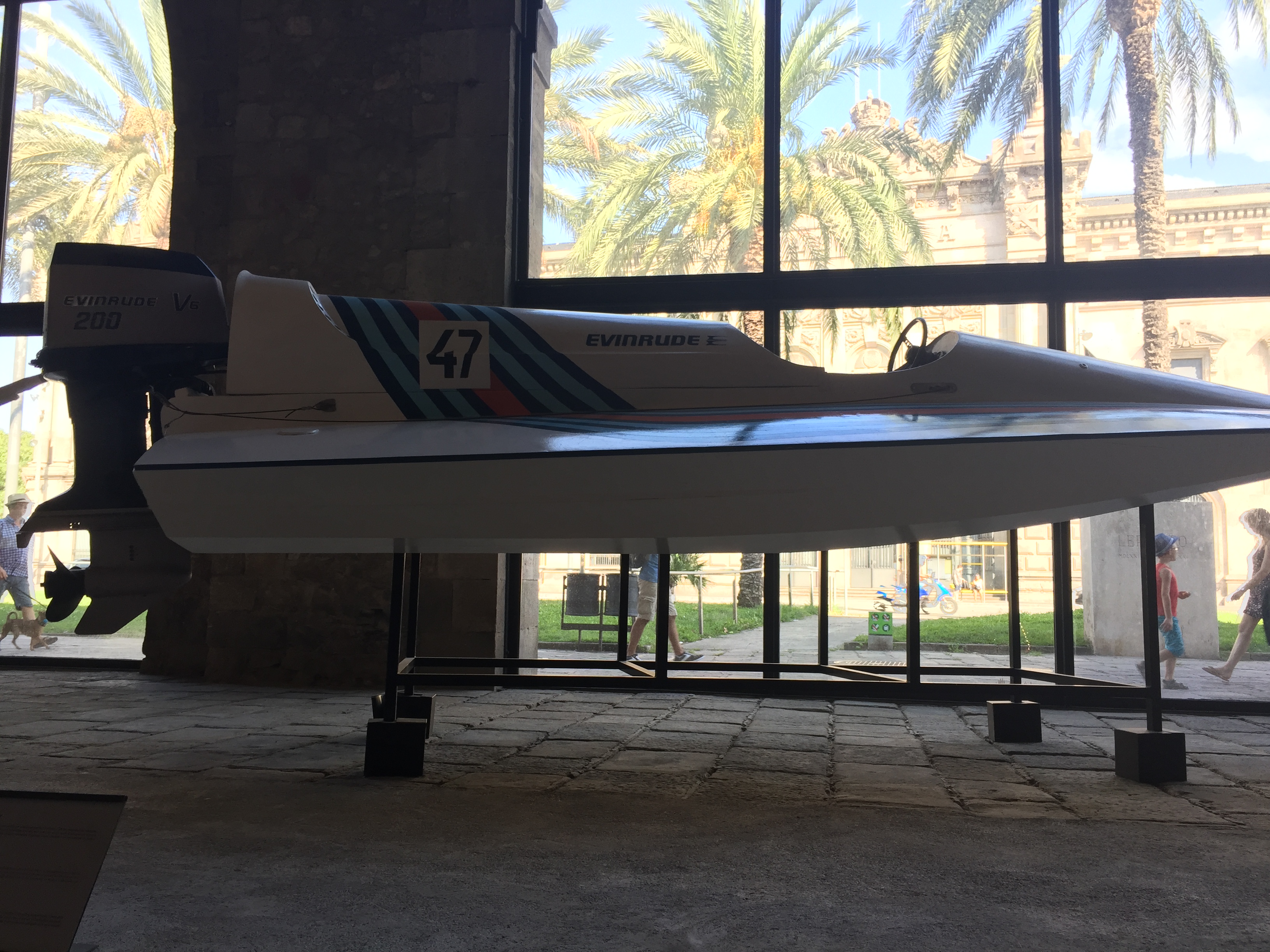 Museu Maritim de Barcelona- A speedboat.