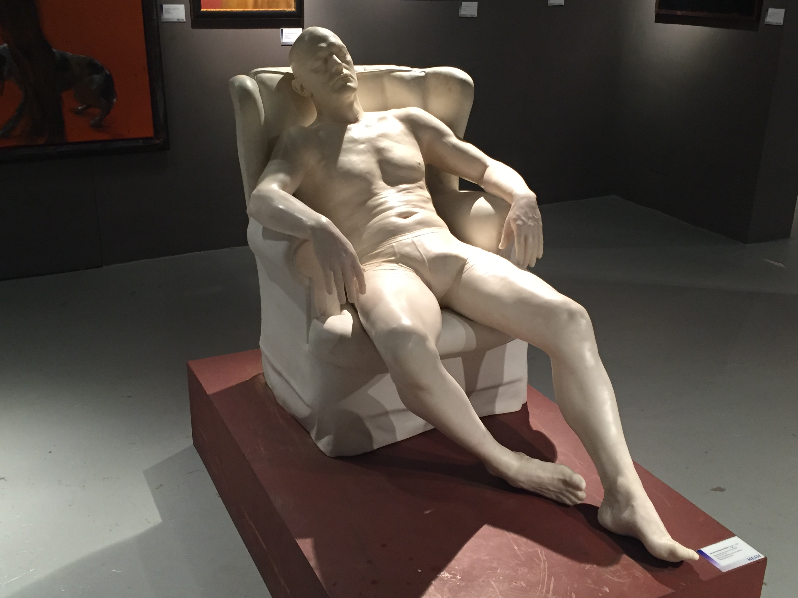 Museu Europeu d’Art Modern- Parce que je reve, je ne suis pas. Although there is a possibility that some of the following works may offend readers who do not share the European attitude toward nudity, I believe the posted works are too good not to share in the blog.