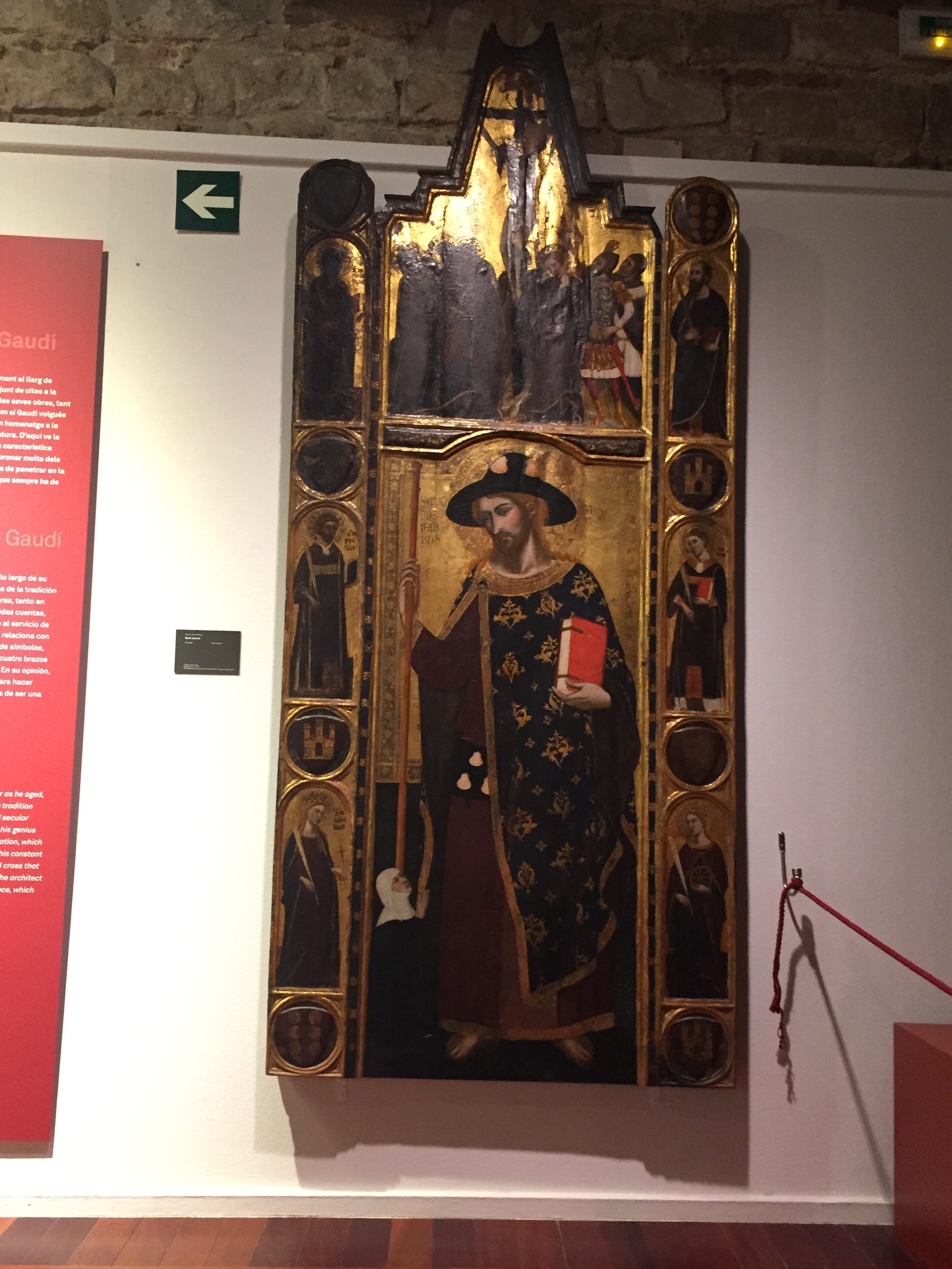 La Exposición Centro de Gaudi (The Gaudi Exhibition Center)- Gaudí was a master of using color to accentuate the aesthetics of his building interiors.