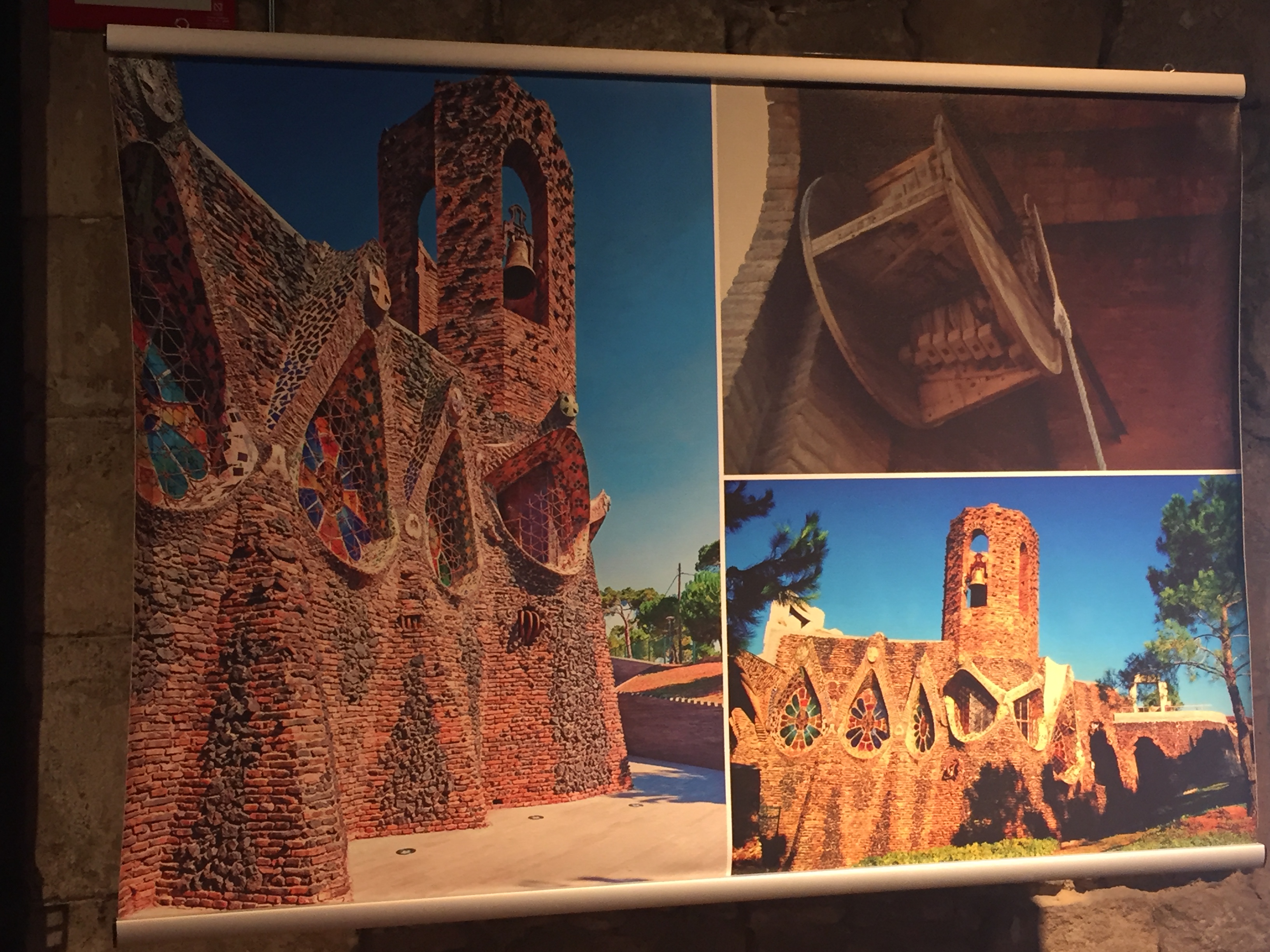 La Exposición Centro de Gaudi (The Gaudi Exhibition Center)- One of Gaudi's distinctive church exteriors.