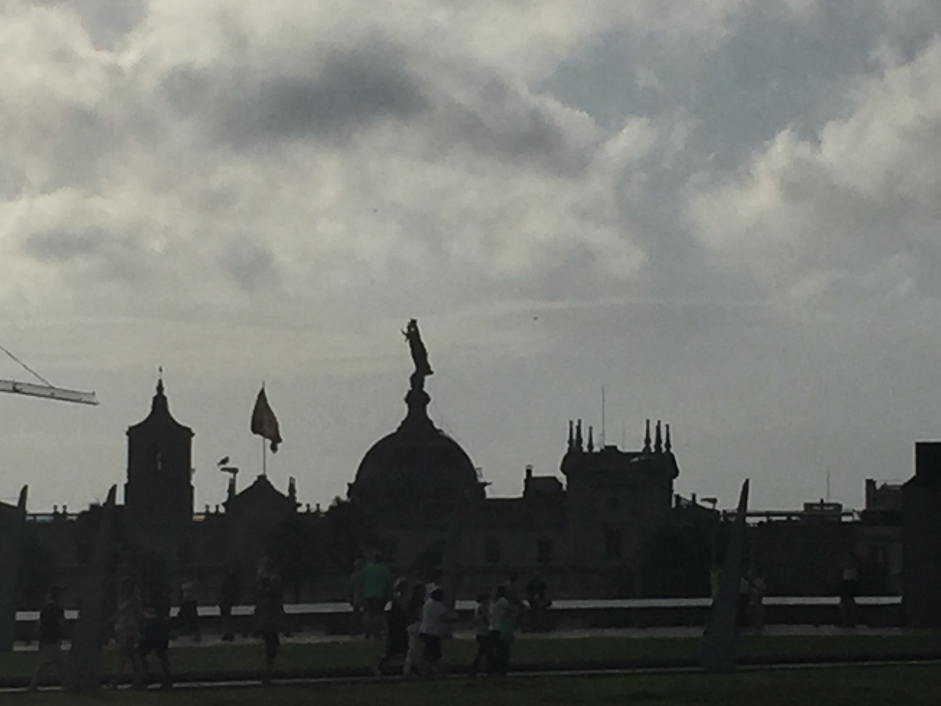 The Port skyline as seen from behind Maremagnum.