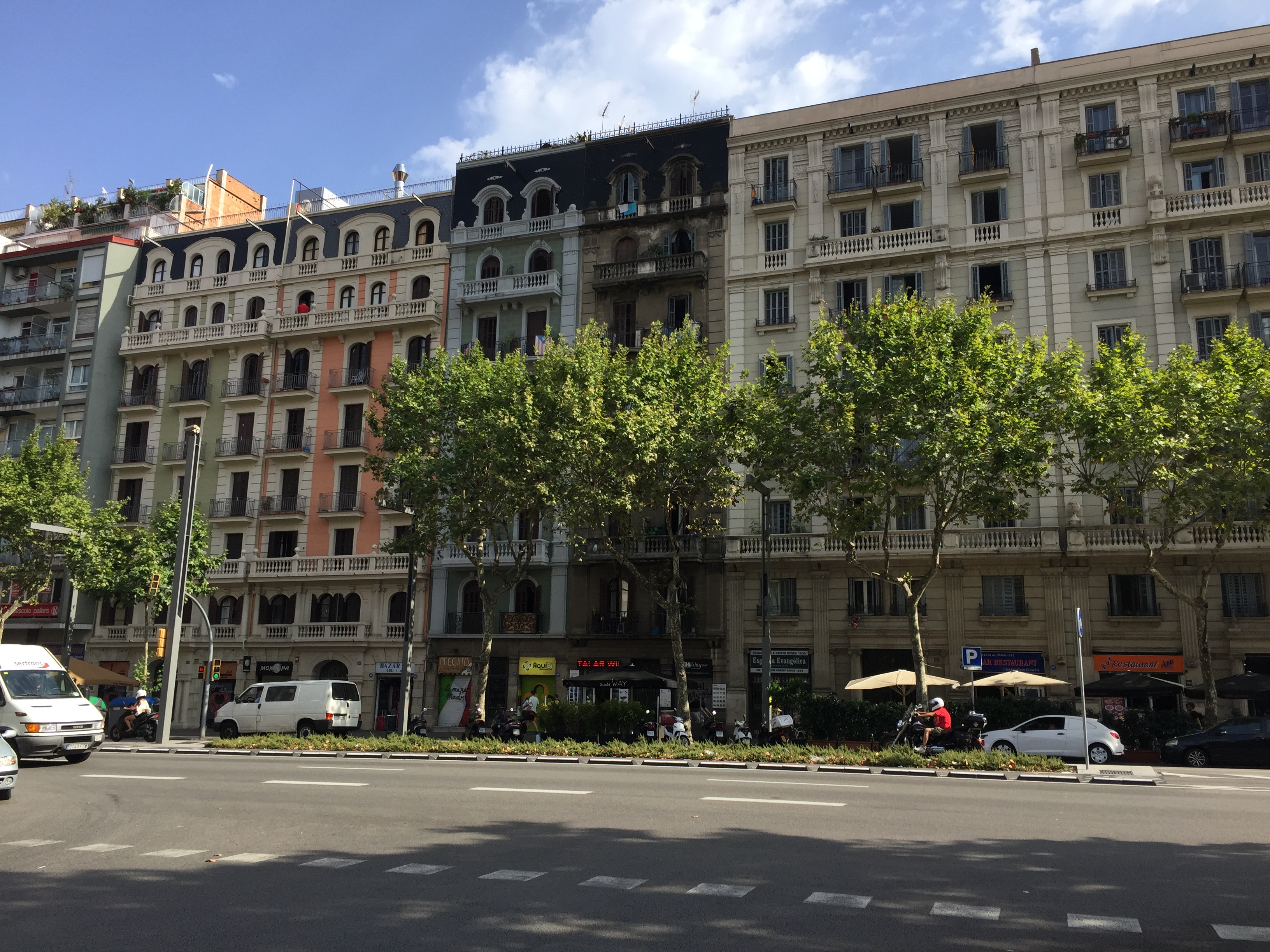 Barcelona urban apartment residences.