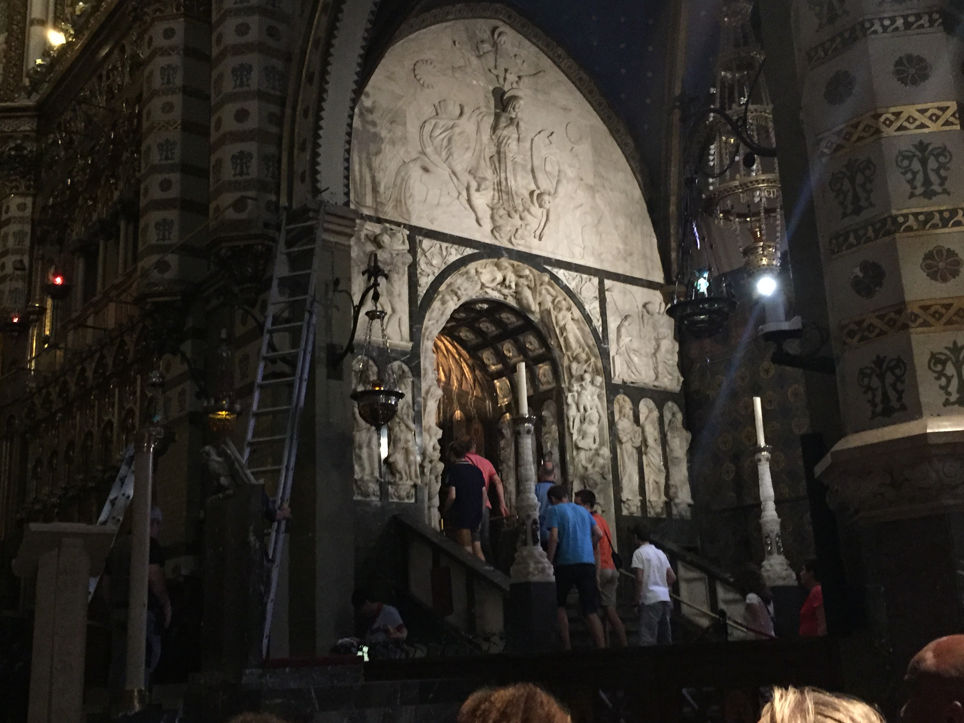 Montserrat- The entrance to the Black Madonna.
