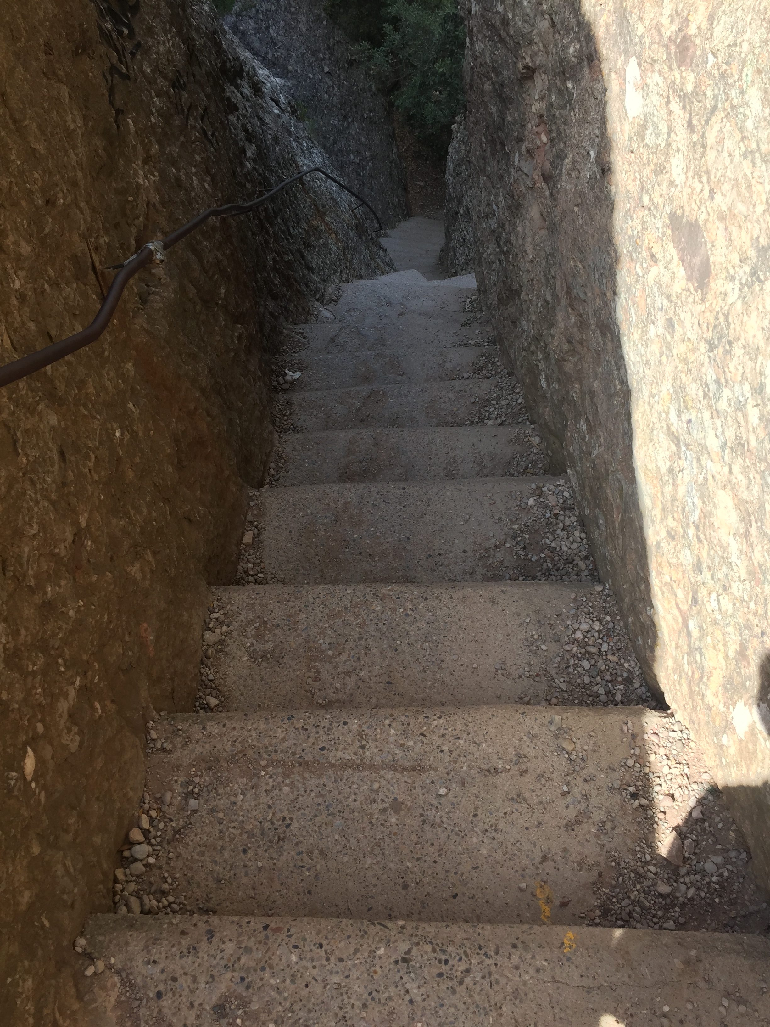 Another section of steep steps on the hike.