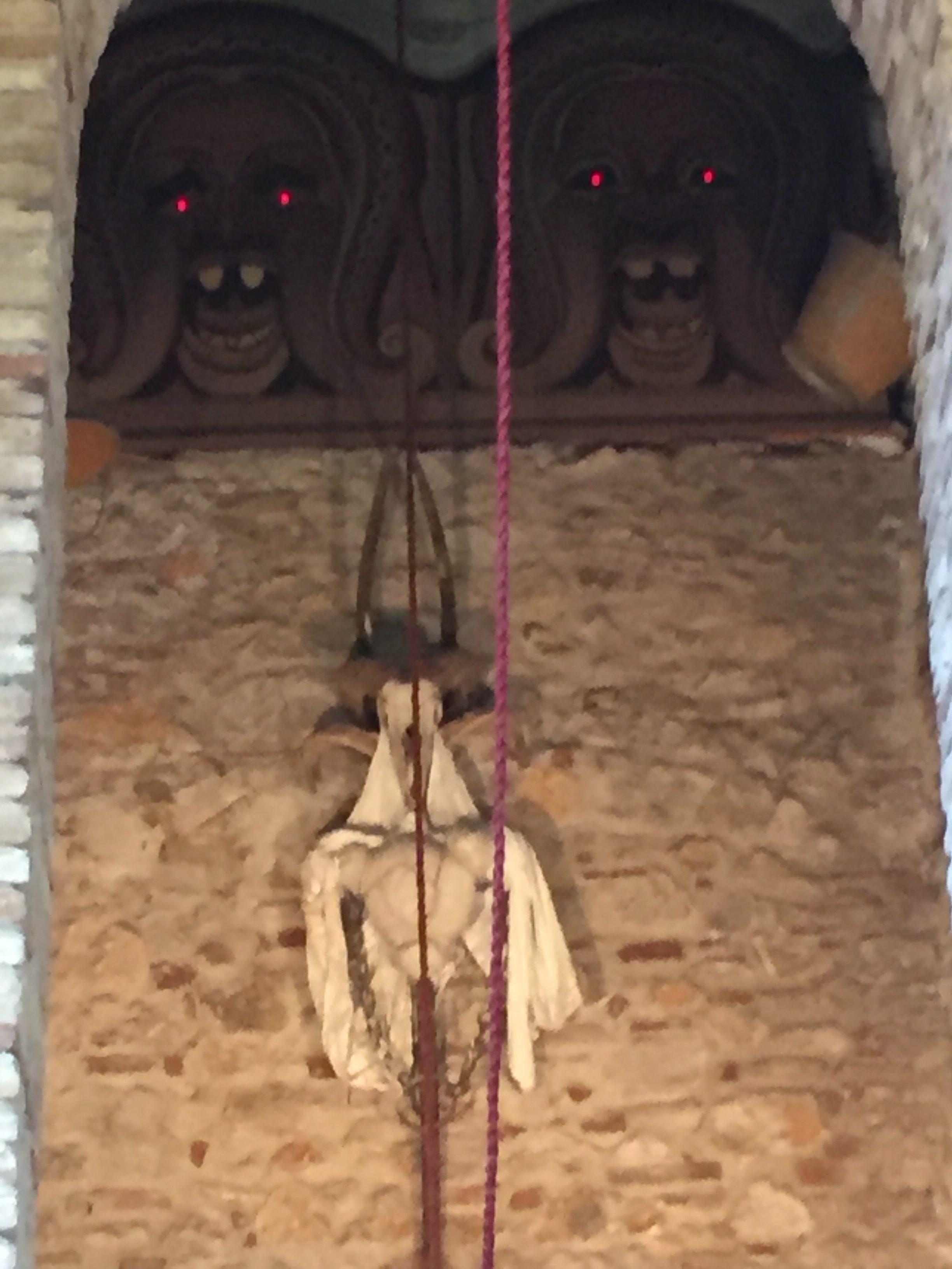 Surreal animal sculptures within one of the lobbies.