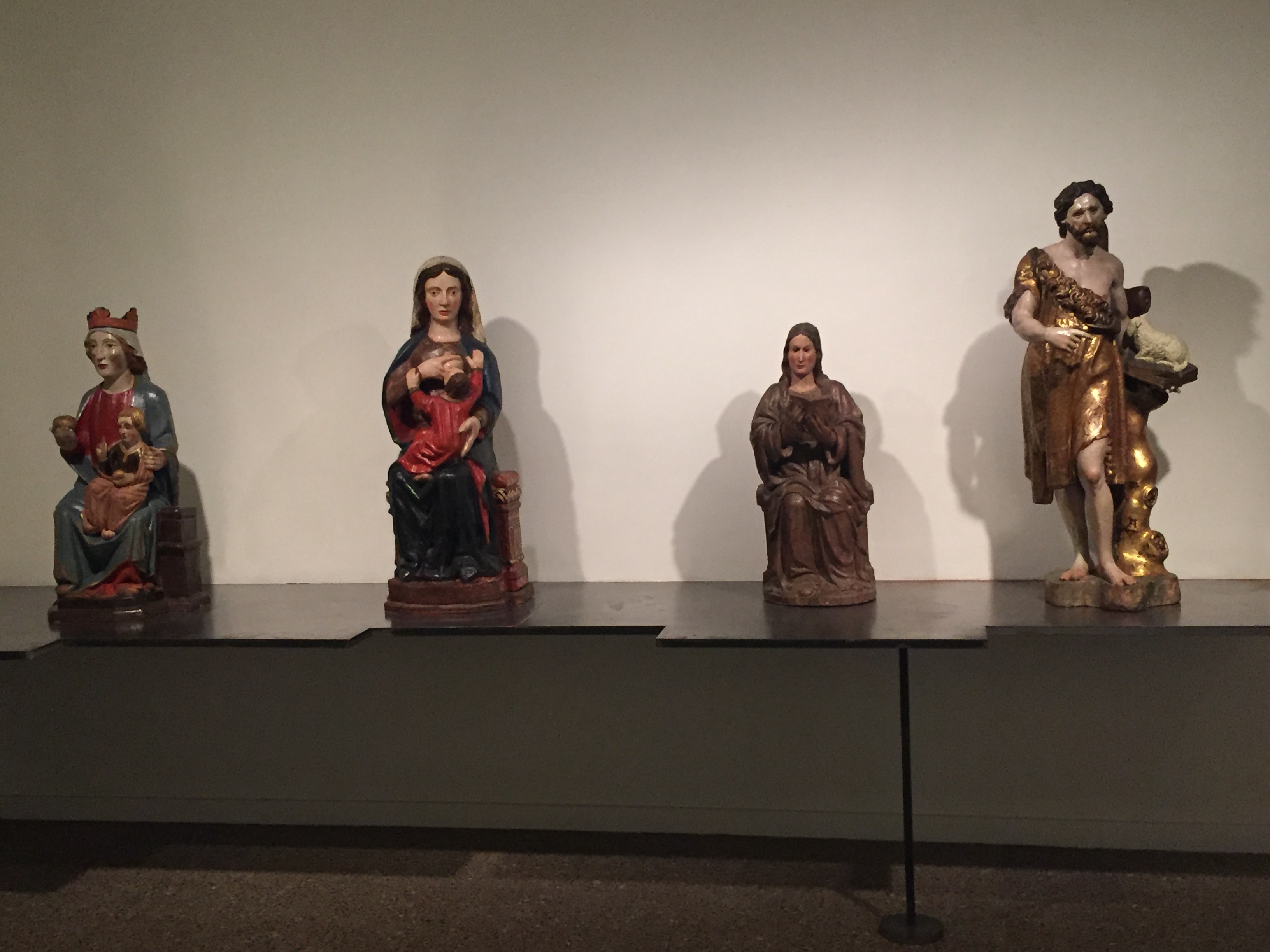 The second floor featured Catalan art, which progressed from older religious art to more modern and eclectic styles.