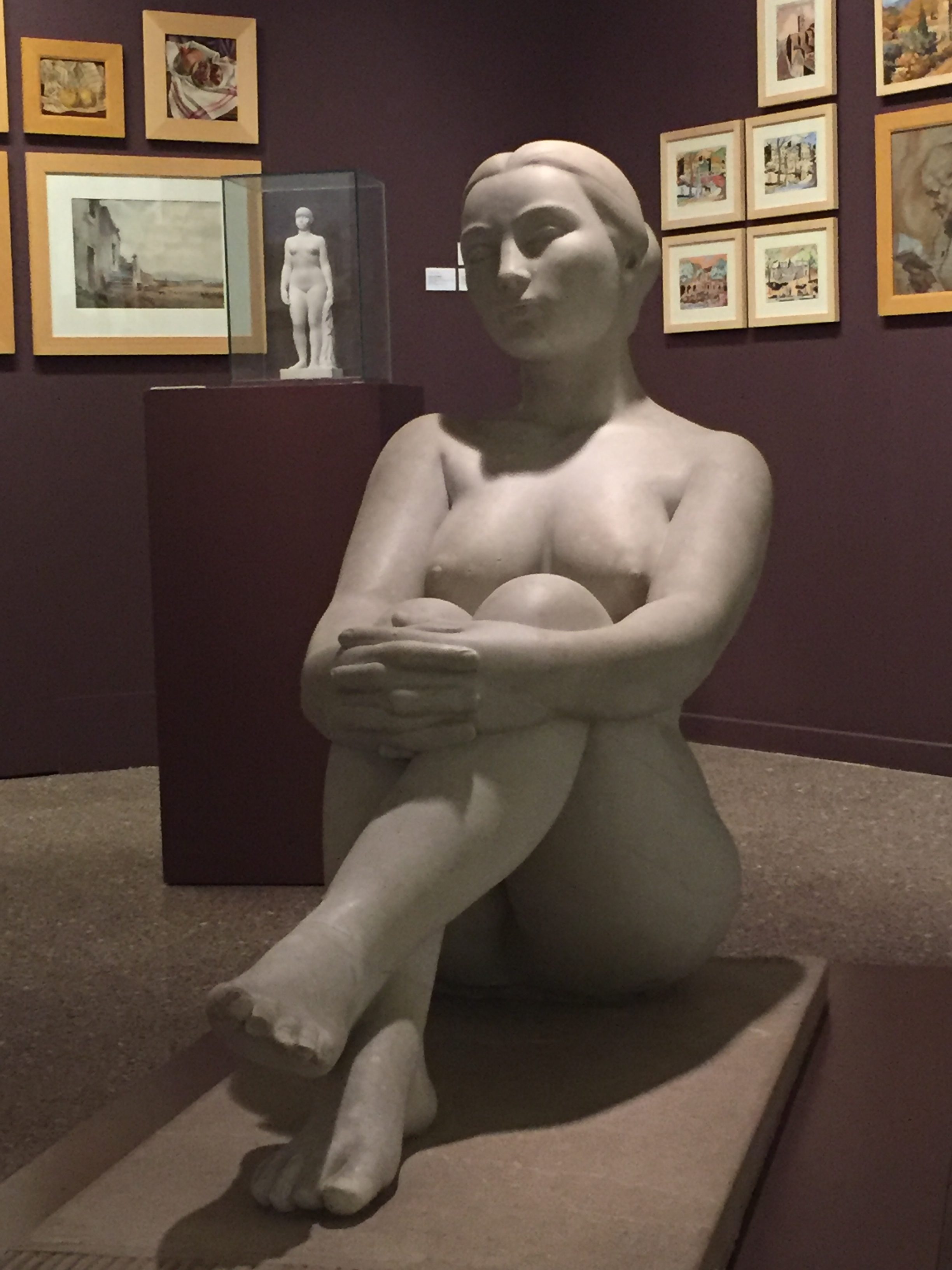 A more modern nude sculpture.