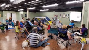 CCI- CPT- A SE Regional representative lecturing Atlanta Chapter members.