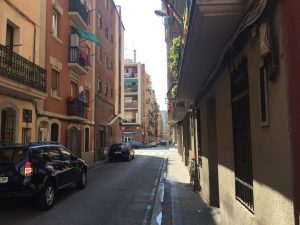Barcelona Residential Street in Ciutat Vella