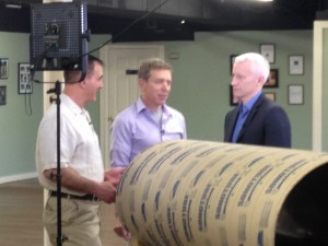 Anderson Cooper interviewing Greg Berns and Mark Spivak