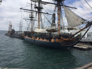 San Diego, CA- There were yachts, clipper ships, and submarines available for boarding.