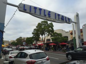 San Diego, CA- The gate to San Diego's Little Italy. Mangia!