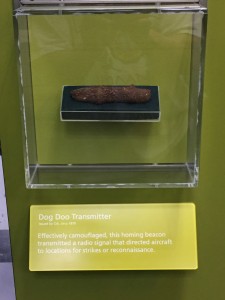 Since CPT is a dog training and behavior modification company, we were very excited to see a dog feces radio in the International Spy Museum.