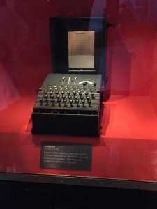 The German Enigma Machine that British mathematician Alan Turing decoded in the movie The Imitation Game.
