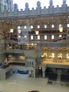 A model of the inside of Salt Lake Temple. Since only literal card carrying LDS members can enter the temple, this was as close as I got to the inside.