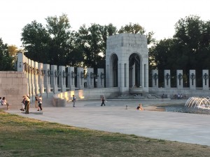 The Pacific section of the World War II Memorial- Washington, DC.