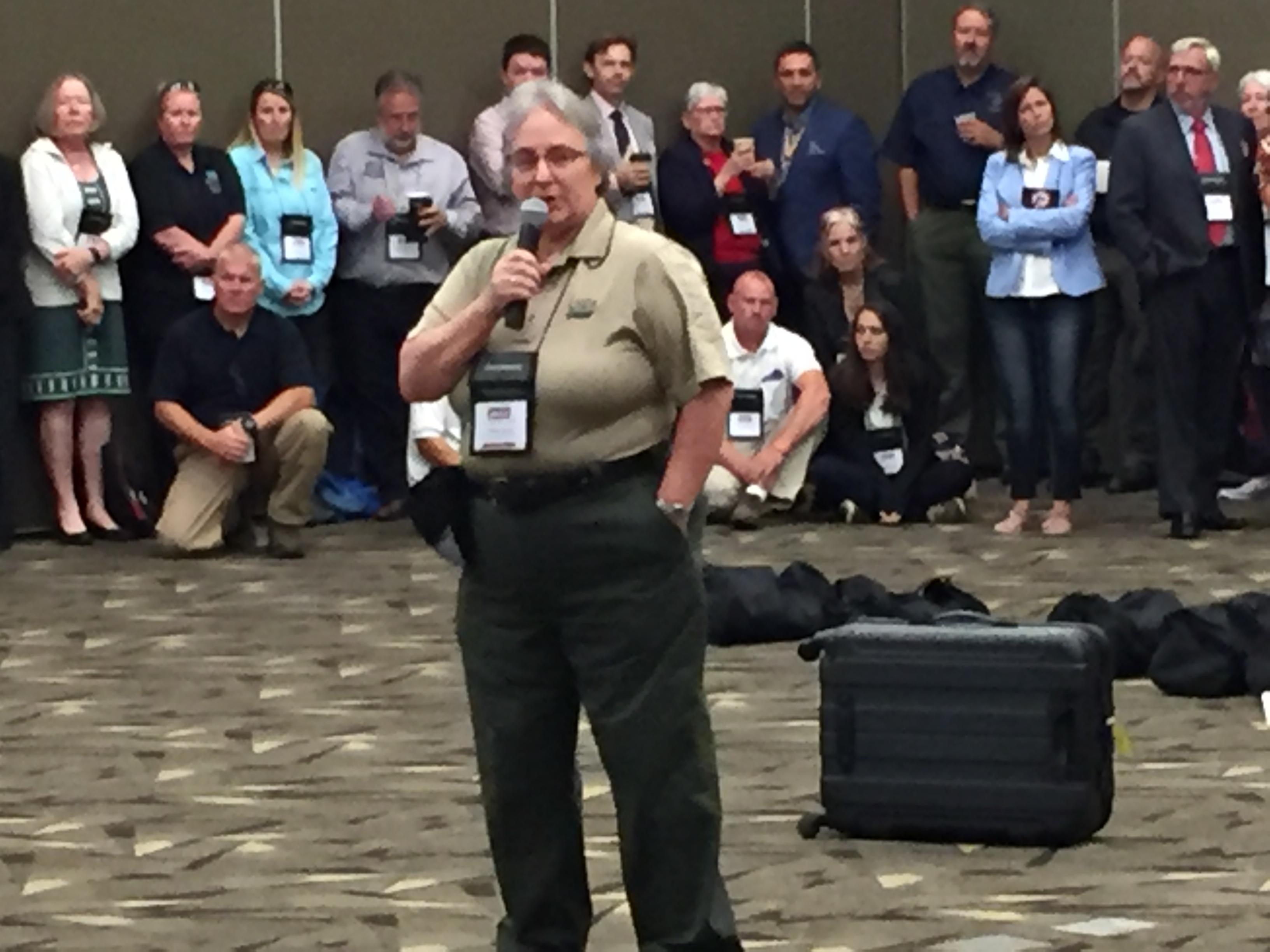 2019 AKC US Detection Dog Conference.  Monica Errico, Training Manager, of the USDA Detection Dog Program.