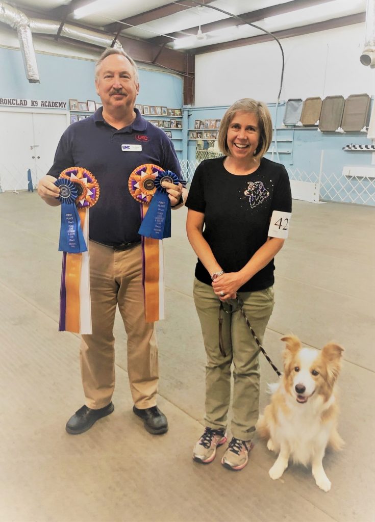 CPT Trainer Karen Smalley Wins Obedience Competitions CPT